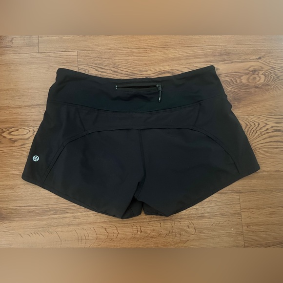 lululemon Speed Up Short Low-Rise 2.5" Lined Black Size 6 - Picture 5 of 9